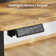 Meachie 63" Adjustable L Shaped Computer Standing Desk with 3 Drawers & Power Outlets & LED Lights