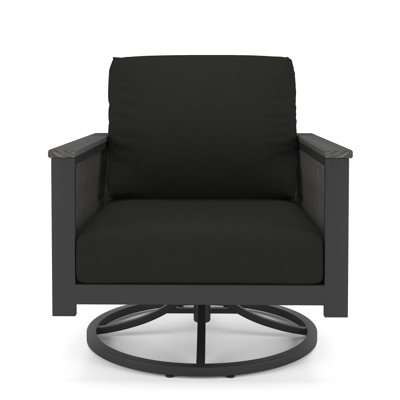 Chaise berçante d'extérieur avec coussin Sunbrella Townsend
