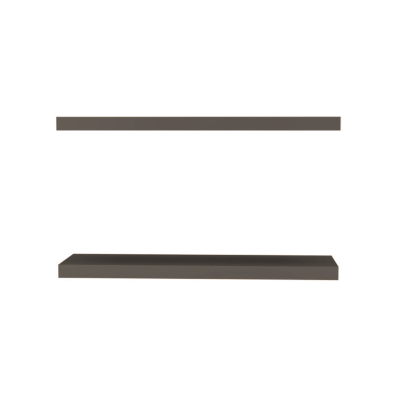 Floating Shelf, Gray