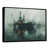 Toile avec cadre flottant noir