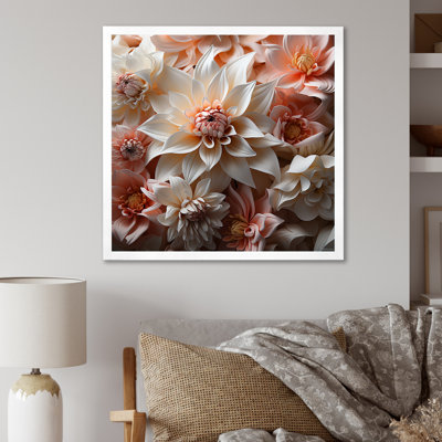 " Coral Dahlia Charm "