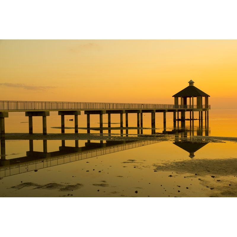 Golden Sunset by Lisay - Wrapped Canvas Print, 51cm H x 76cm W
