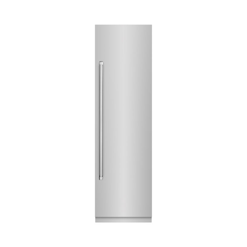ZLINE 24 po 12,5 pieds cubes Réfrigérateur colonne avec intérieur gris graphite, Acier Inoxydable