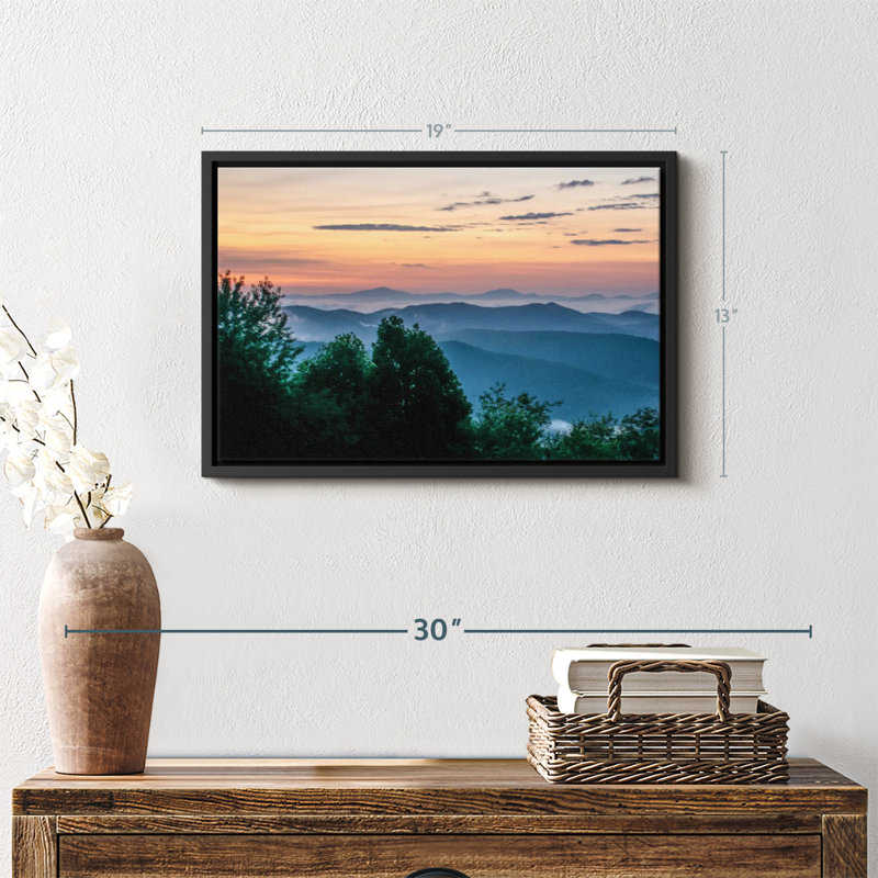 " Blue Ridge Canvas Print ", 13" H x 19" W