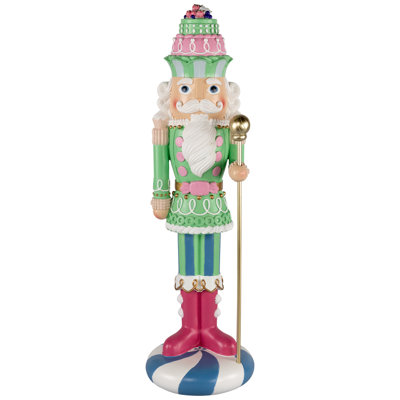 Figurine de Noël pastel bonbon casse-noisette