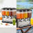 Stainless Steel Double Beverage Dispenser