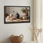 Toile noire encadrée en bois noir pour salon, chambre à coucher, bureau ou vestibule - décoration murale décorative avec alambic rustique-129300768-129300776