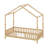 House Bed Frame With Canopy, Floor Bed, House Bed-120095057-120095060