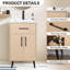 Ensemble de meuble-lavabo simple moderne 20 po en chêne clair