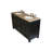 62'' Double Bathroom Vanity with Travertine Top-9282269