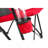 High Back Heavy Duty Lawn Chair Support 250LBS, Portable Collapsible Chair With Cup Holder -Red-305965251