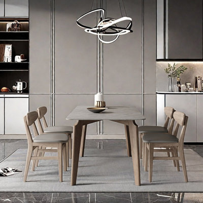 Premium White Ash Dining Table and Chairs