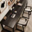 Bureau moderne et simple en bois massif-1468589784