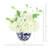 Polysilk Hydrangea Arrangement in Vase