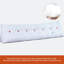 Repose-pieds en velours côtelé orange confortable-77462704