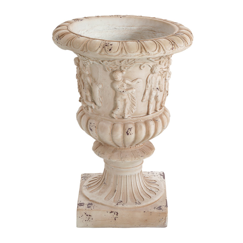 Garden Urn, Antique White, 27'' H