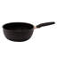 Meyer Accent induction Hob Pan 22cm/2.8 Litres Saucier Pan - Stackable Saucier, Anti Spill Shape, Black, Aluminium & Non Stick