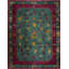 Antique Art Deco Chinese Geometric Knotted Rug