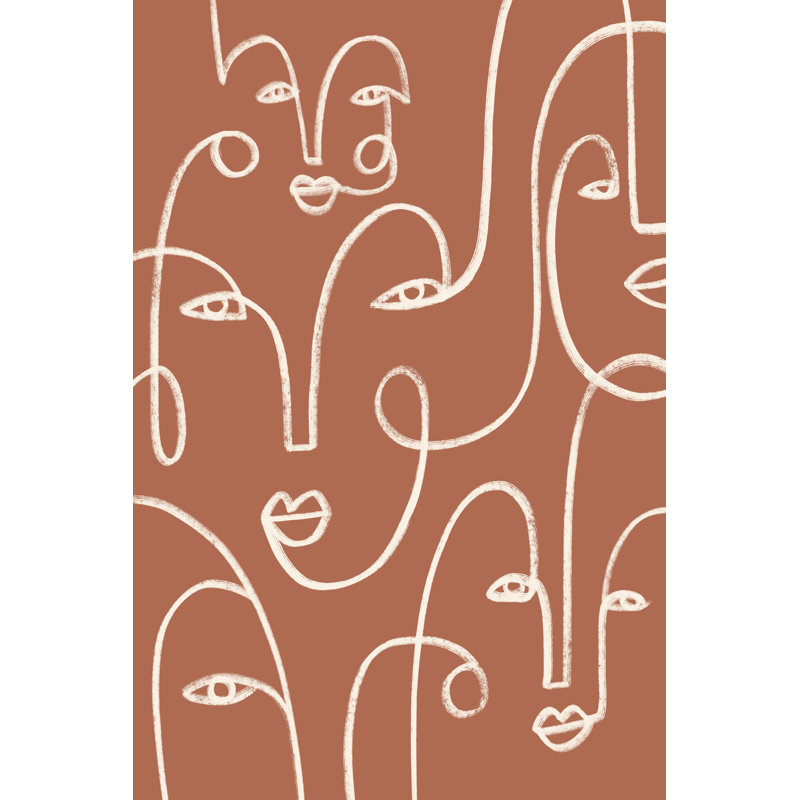 Connected Expressions I by Victoria Barnes - Wrapped Canvas Print, 122cm H x 81cm W x 3.8cm D