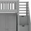 Lit mezzanine double avec tiroirs Jarlegav Kids-619752164