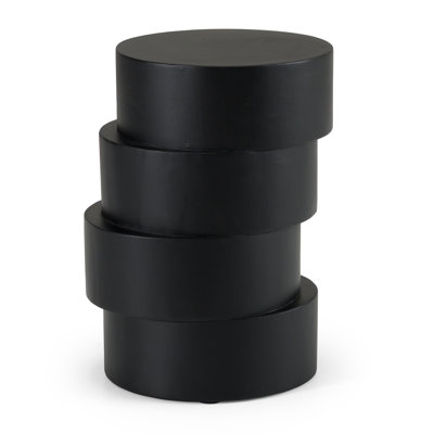 Grove - Modern Black End Table