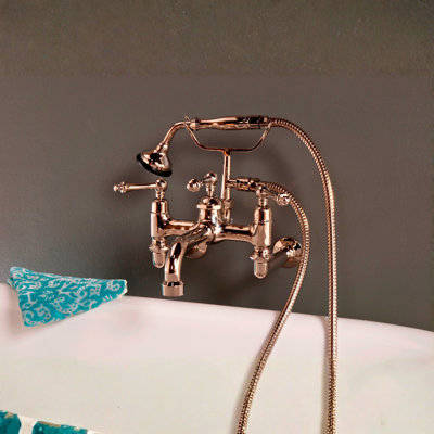 Traditional Wall Mount British Telephone Faucet with Handheld by Strom Living