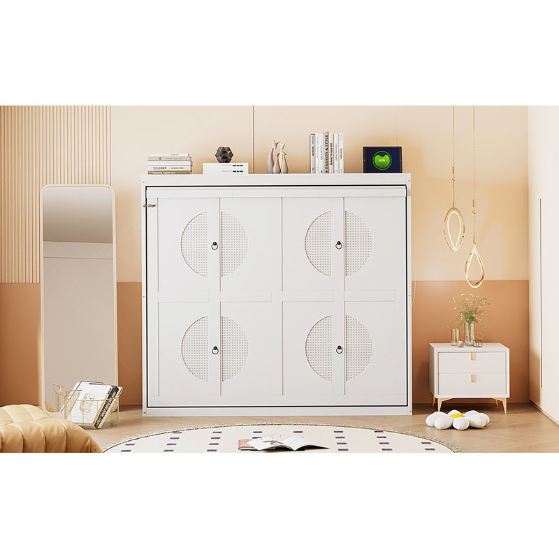 Lit escamotable Woden, White