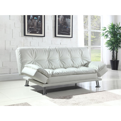 Peniel 72.6'' Faux Leather Sleeper Sofa