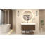 Ensemble de meuble-lavabo mural 42 pouces avec portes et tiroir intérieur Moreno Stella-925511540
