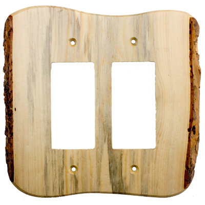 Rustic 2-Gang Rocker Wall Plate