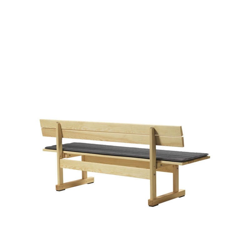 Ermelundene Outdoor Bench, Natural
