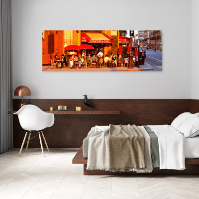 Café, Paris, France, art mural contemporain