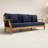 Clairmont Teakwood Patio Sofa-112272350