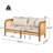 Outdoor Patio Cushioned Sofa