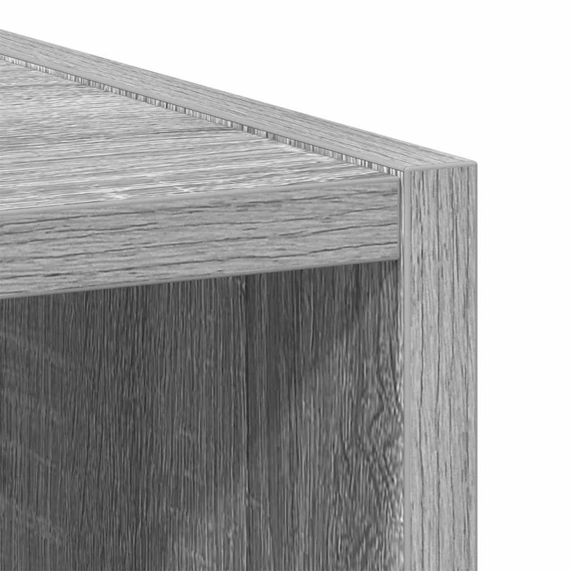 Vidaxl Hanging Cabinet With Storage Riga Grey Sonoma 20 X 29.5 X 80 Cm, 80cm H x 20cm W x 29.5cm D, Grey Sonoma