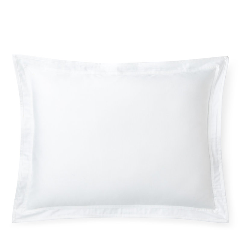 Spencer Border Decorative Pillow, White