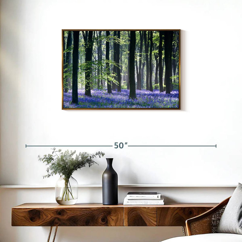 Bluebell Vision, Cadre flottant doré, 31 po x 21 po