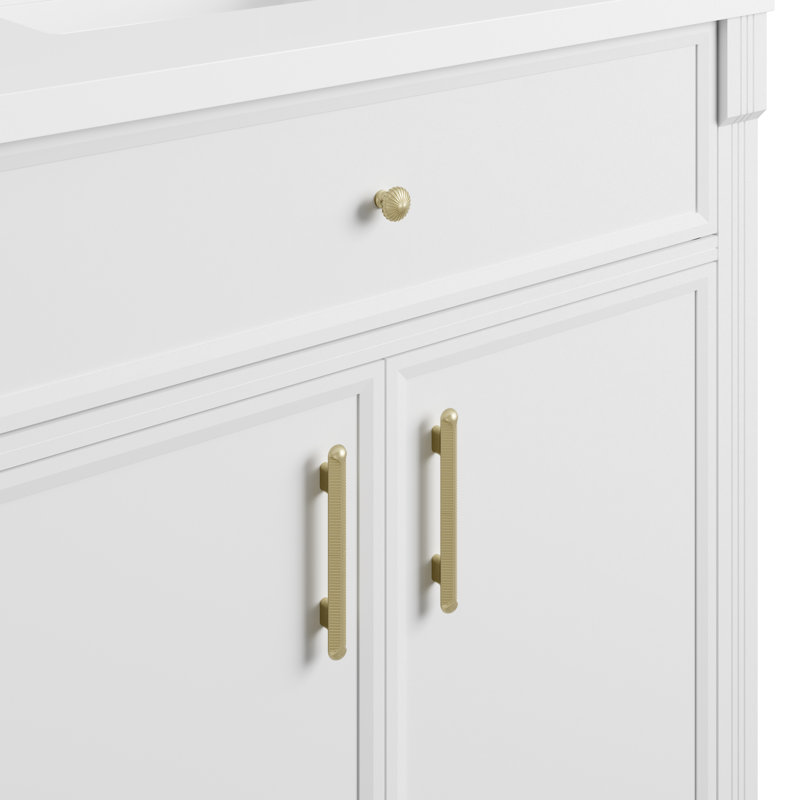 Bellshire 72" W Double Vanity, Charcoal Soapstone, Bright White