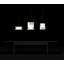 Luminaire suspendu géométrique à 2 lumières Totem
