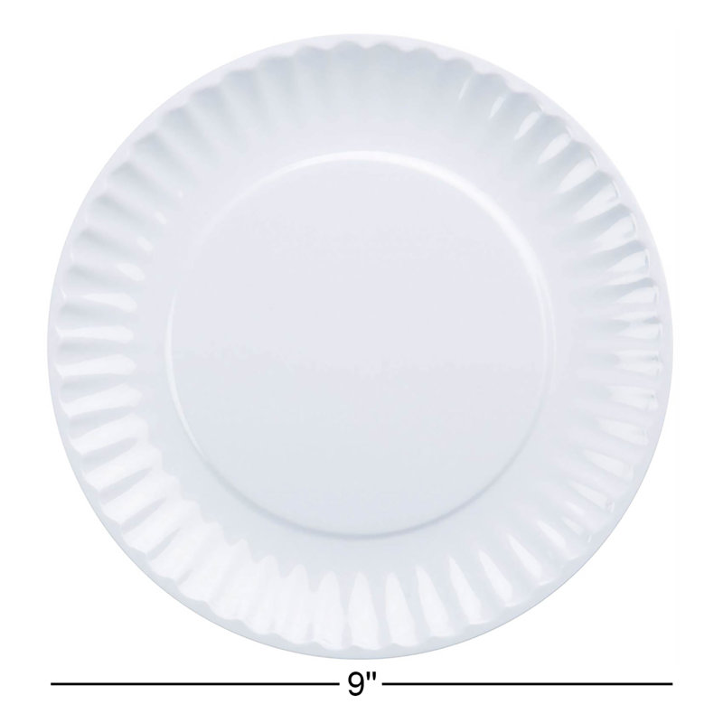 Doziers Melamine Picnic 9" Dinner Plate