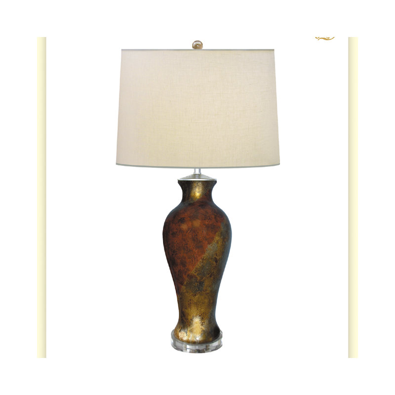Lampe de table en porcelaine 33 po main élégance