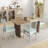 17.5'' H Solid Wood Side Chairs Modern Farmhouse Dinning Chairs Set of 4-1657262879