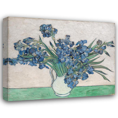 "Irises" par Vincent Van Gogh - Art sur toile tendue avec châssis