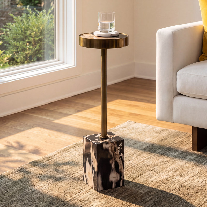 Arwin Stone Top End Table