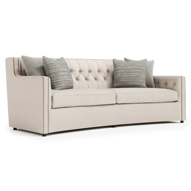 Candace Tufted Sofa, Beige