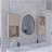 Oba 2-Pc Wall-Mounted Bathroom Medicine Cabinet With Open And Closed Storage-1962789306