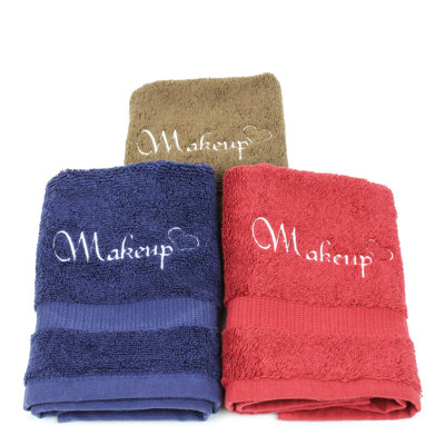 Ensemble de serviettes de toilette en coton 6 pièces 100% coton Jarboe Makeup Remover