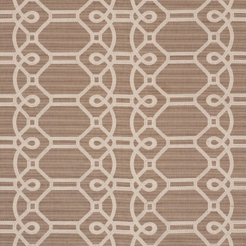 Tissu de broderie Ziz, Moka
