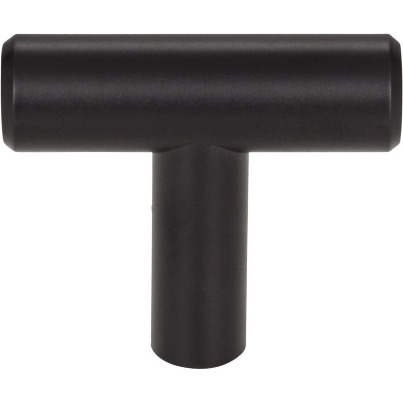 Naples 1 9/16" Length Bar Knob, Matte Black