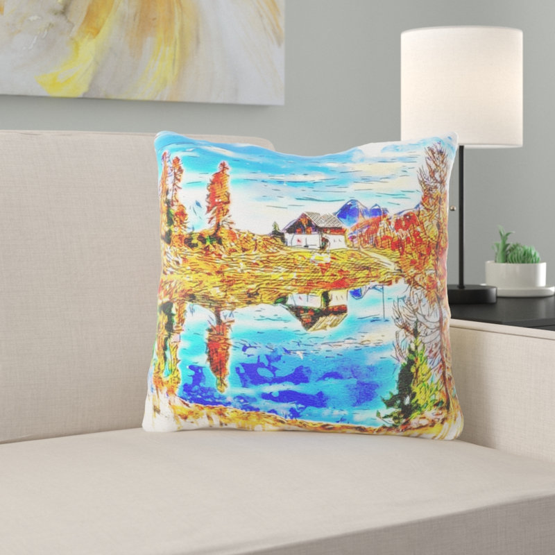 Coussin de lake Platteville, Microsuède, Intérieur
